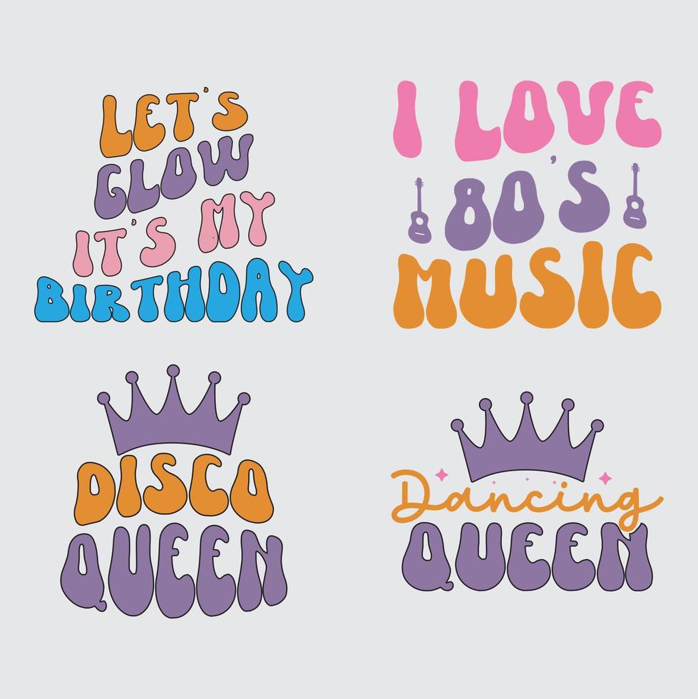 80s 90s Retro t-shirt design  Design vector