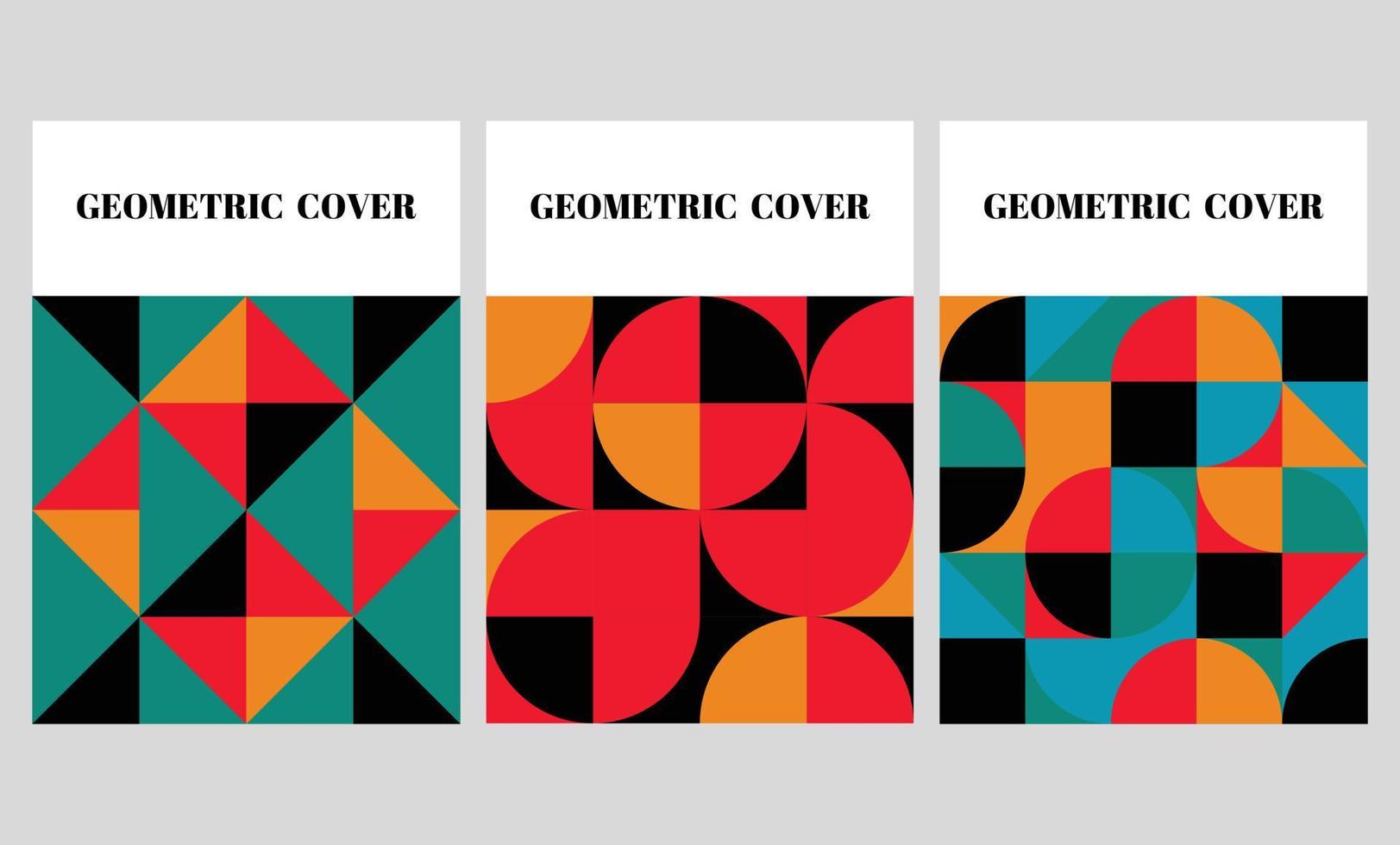 vector geometric pattern cover background