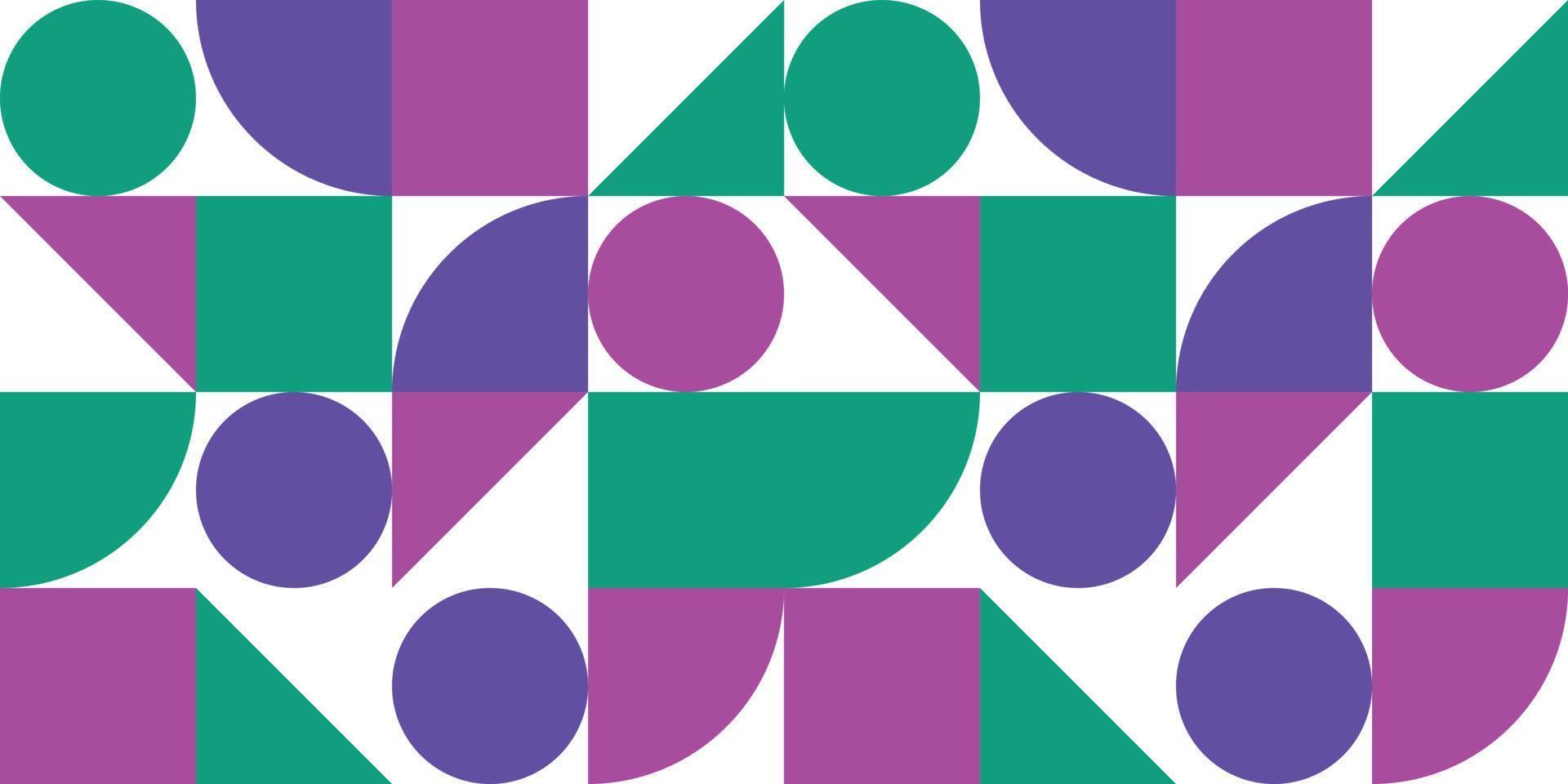 bauhaus geometric art elements vector
