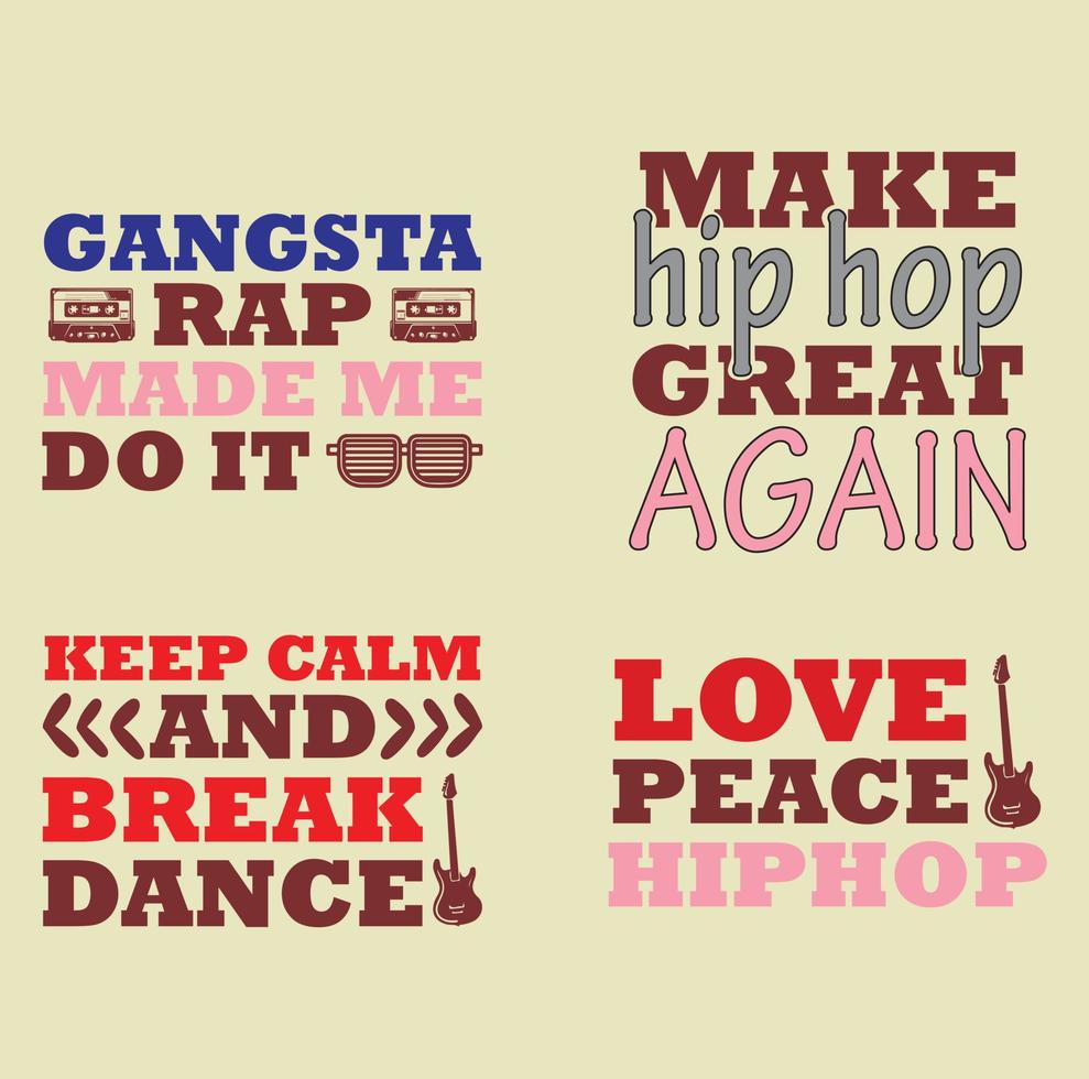 80's 90's Retrot-shirt design  set vector