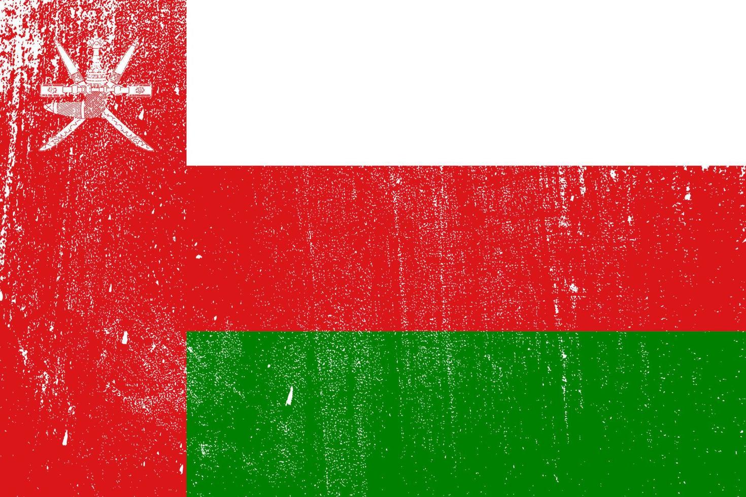 grunge styled flag . Vector illustration
