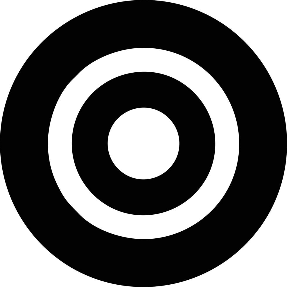 Target focus icon symbol design image, illustration of the success goal icon concept. EPS 10 vector