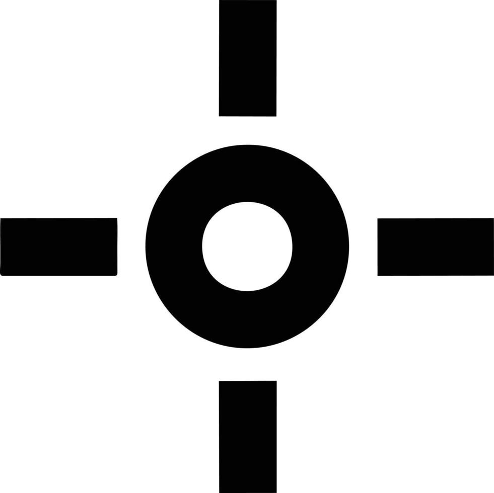 Target focus icon symbol design image, illustration of the success goal icon concept. EPS 10 vector