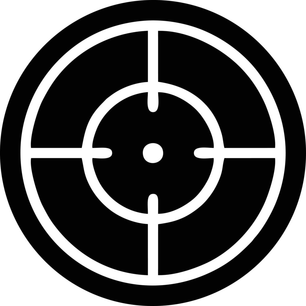 Target focus icon symbol design image, illustration of the success goal icon concept. EPS 10 vector