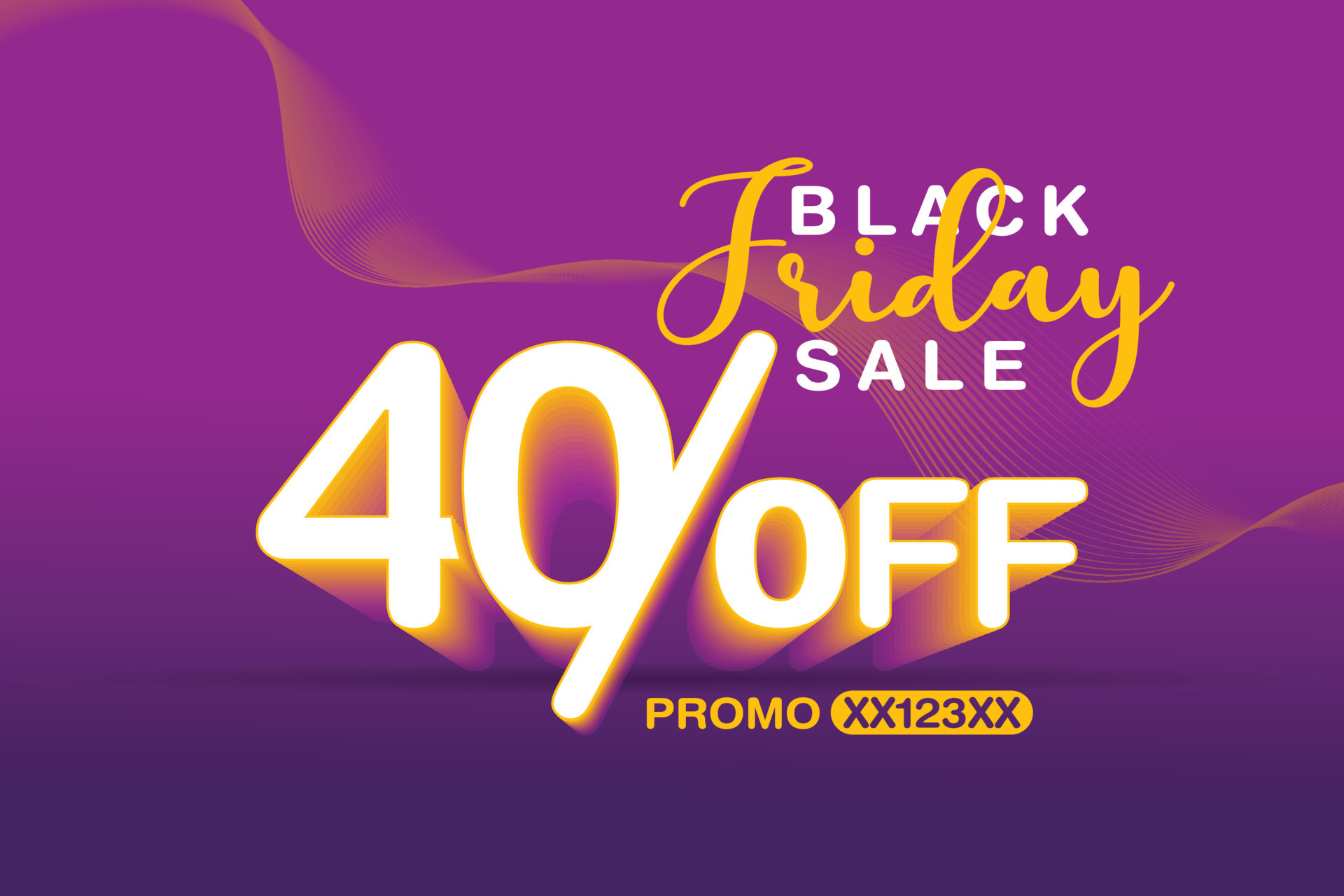 Black Friday Sale 40 Percent Off Sale Tags For Sale Promotion And Black Friday Sale 40 Percent Off Sale Tags For Sale Promotion And
