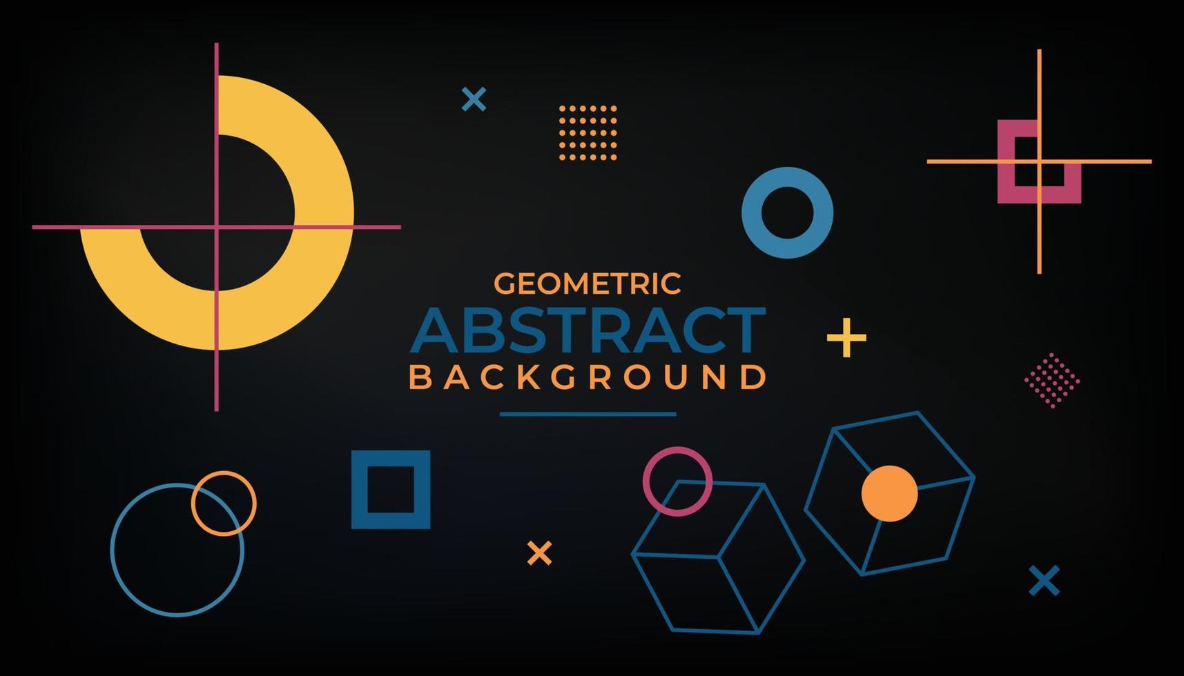 oscuro resumen vector geométrico forma antecedentes cubrir