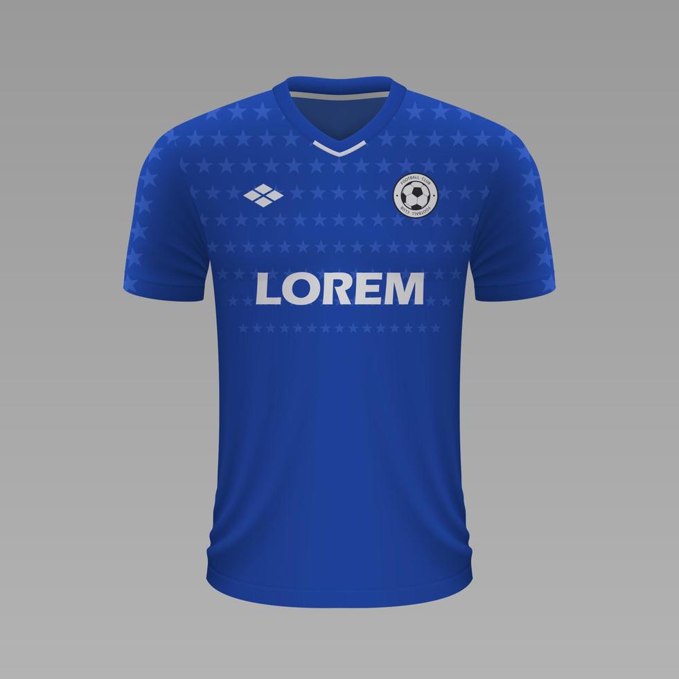 Realistic soccer shirt 2020 vector