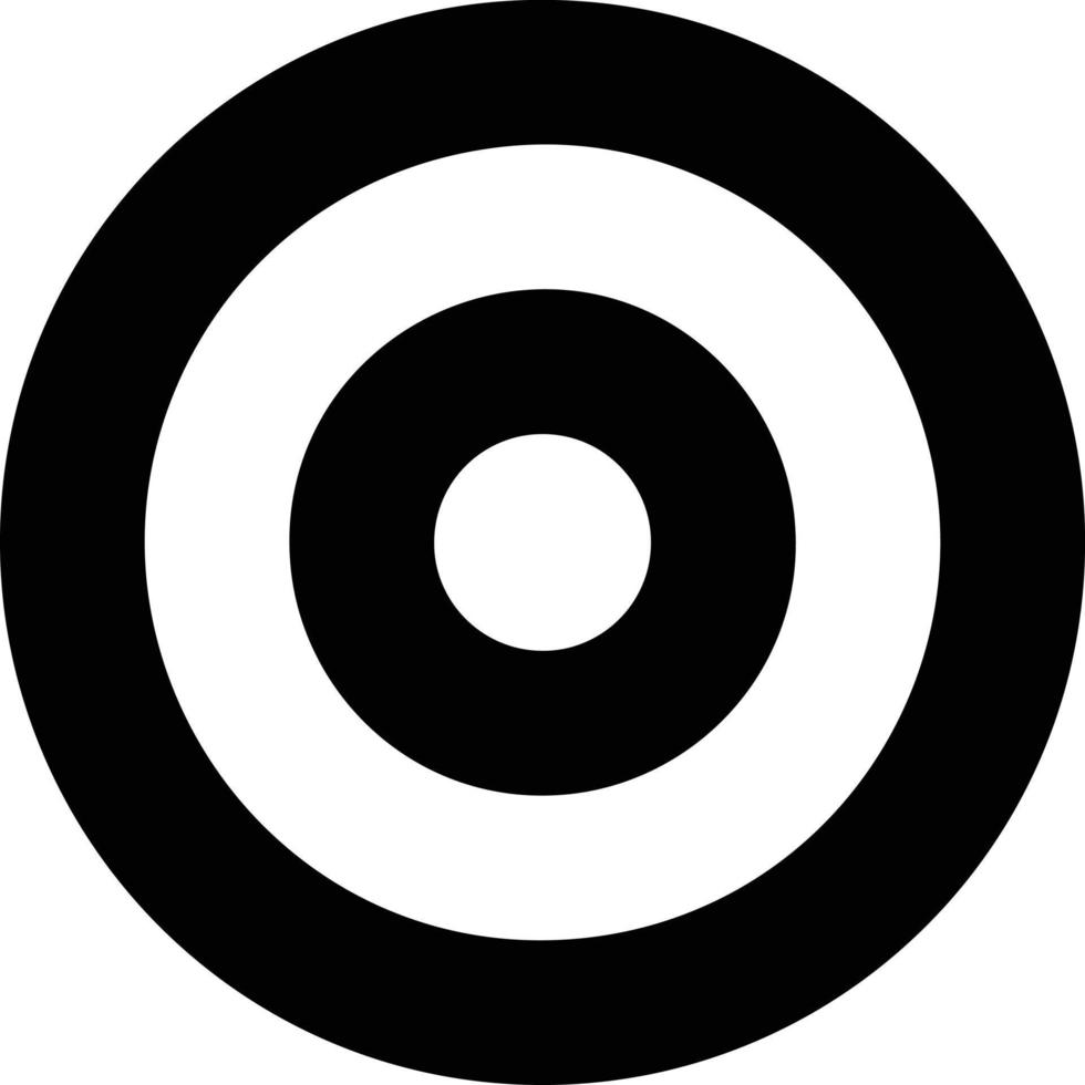 Target focus icon symbol design image, illustration of the success goal icon concept. EPS 10 vector