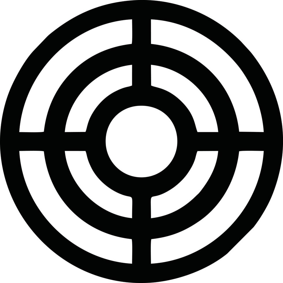 Target focus icon symbol design image, illustration of the success goal icon concept. EPS 10 vector