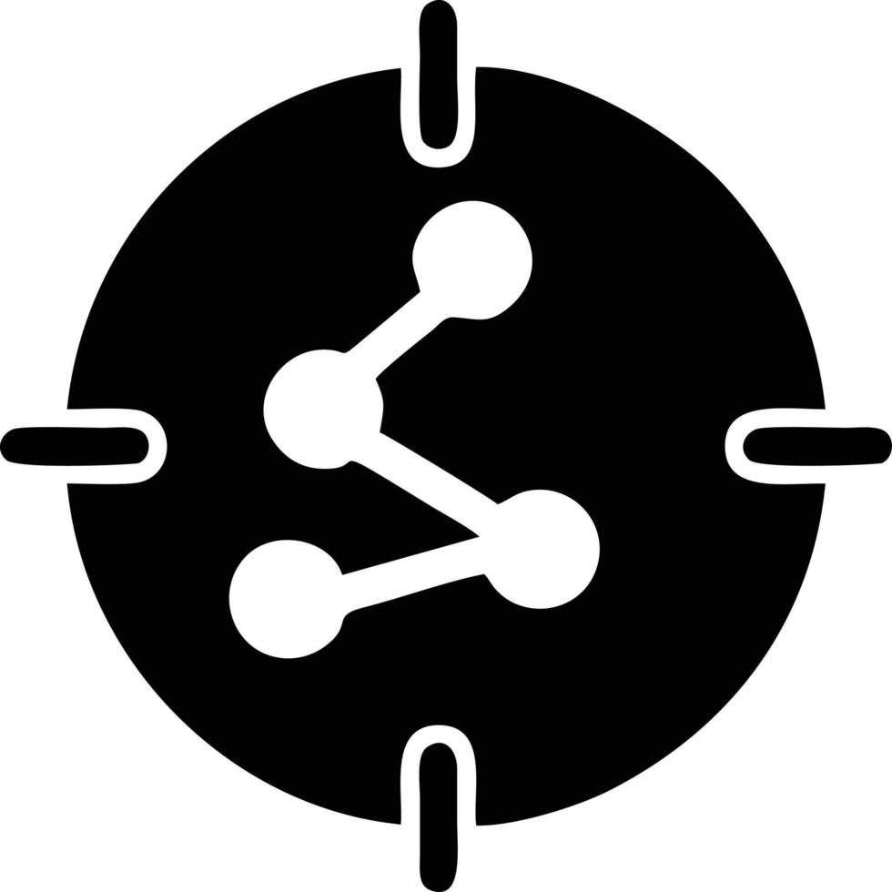 Target focus icon symbol design image, illustration of the success goal icon concept. EPS 10 vector