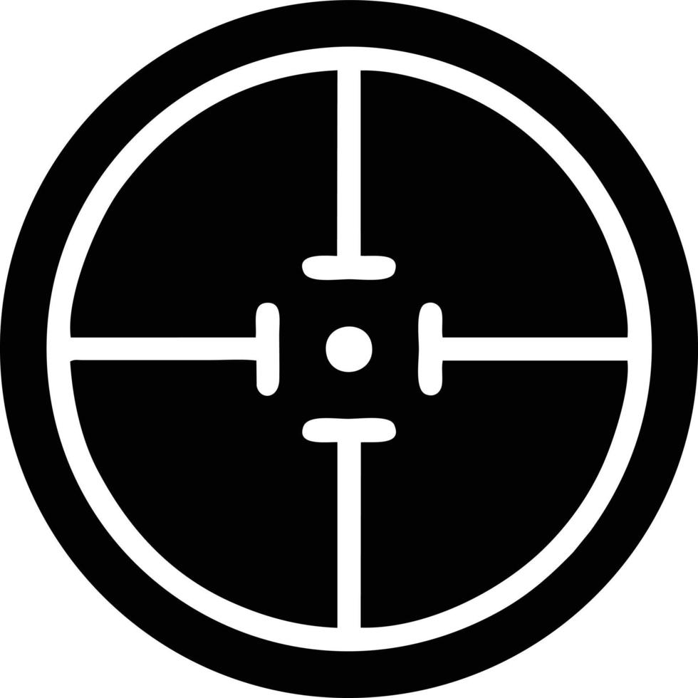 Target focus icon symbol design image, illustration of the success goal icon concept. EPS 10 vector