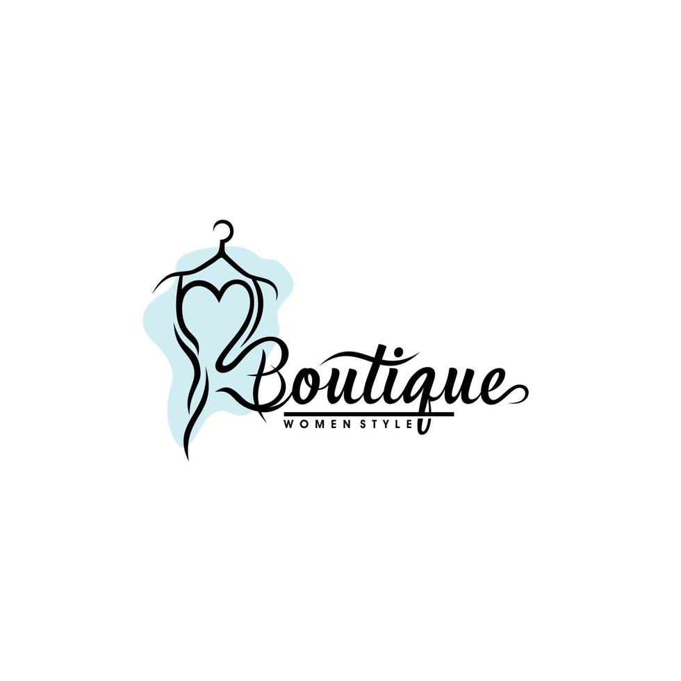 luxury boutique logo vector templates