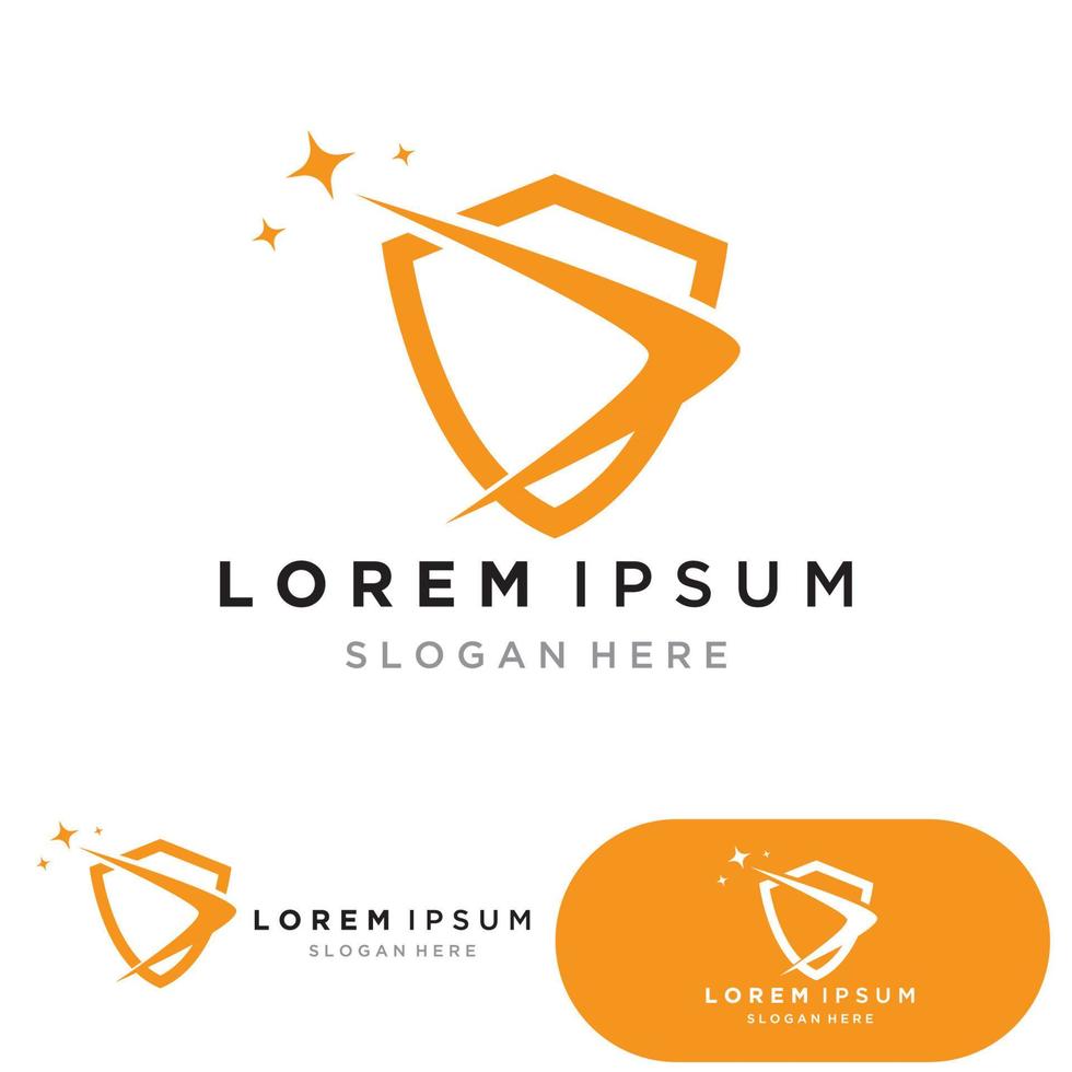star and swosh business success logo vector