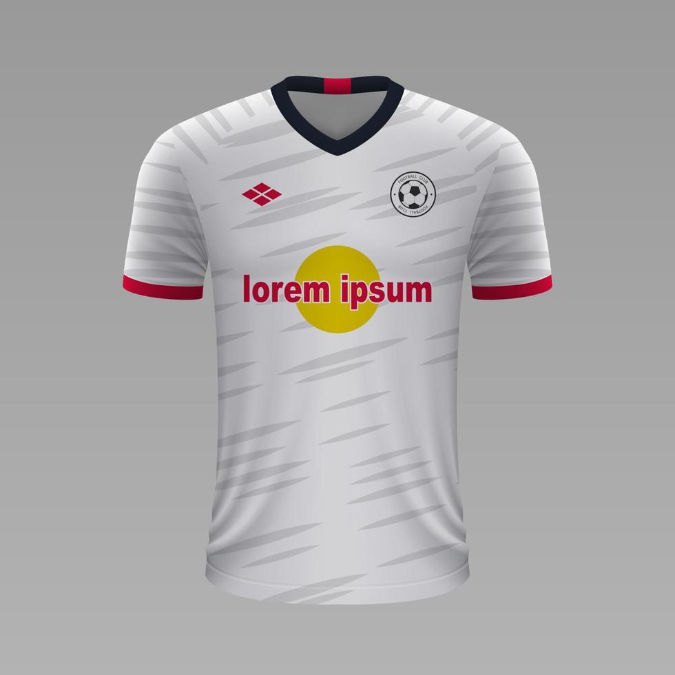 realista fútbol camisa 2020 vector