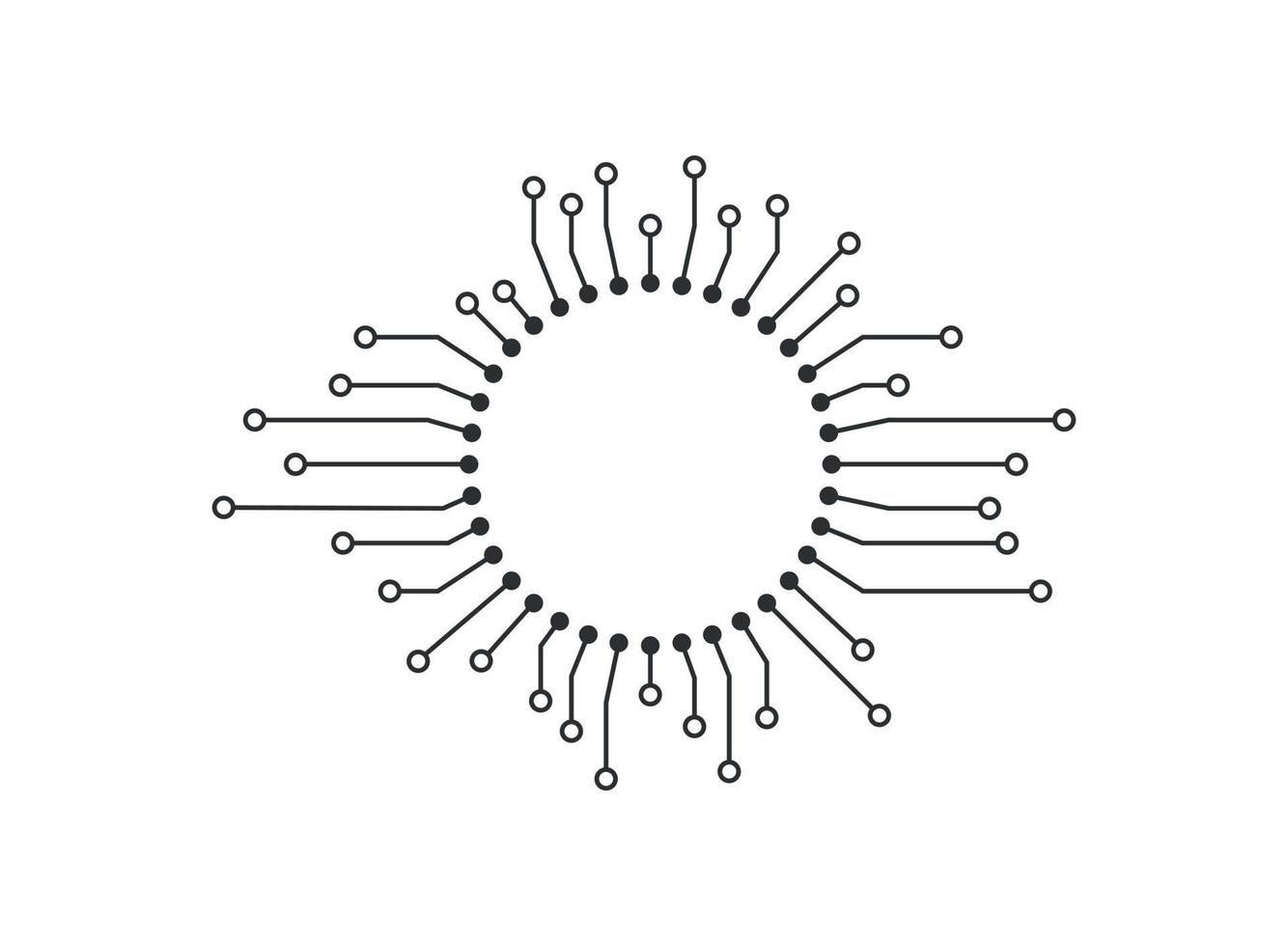 CPU for computer and smartphone icon in flat style. Processor chipset vector illustration on isolated background. Microchip sign business concept.