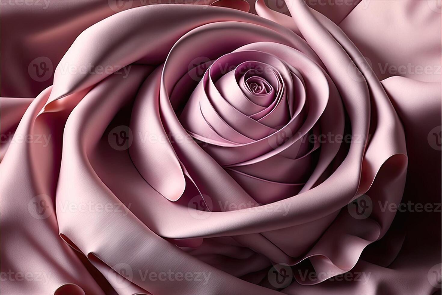 Pink silk satin rose. photo