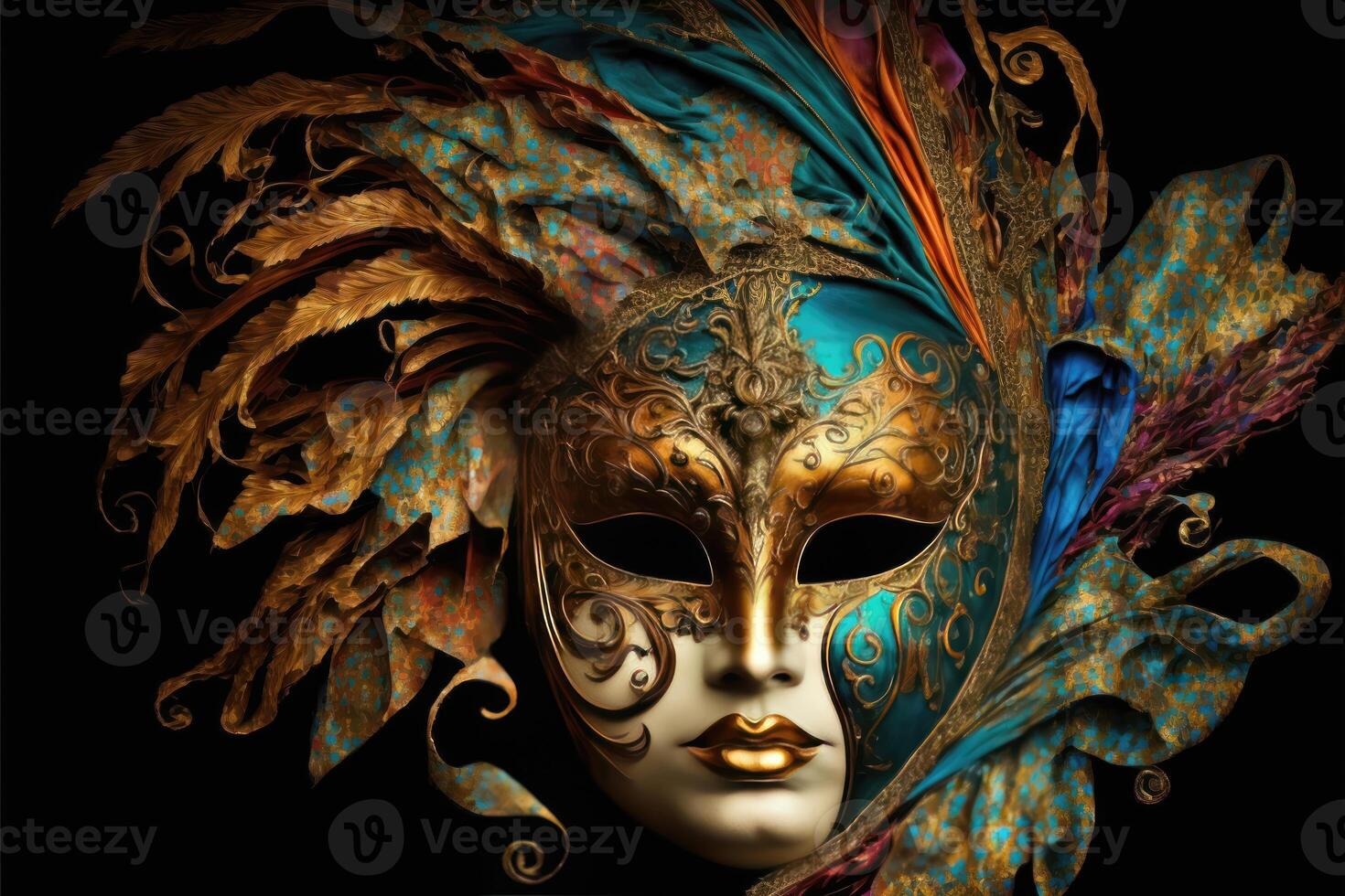 Venetian carnival mask. photo