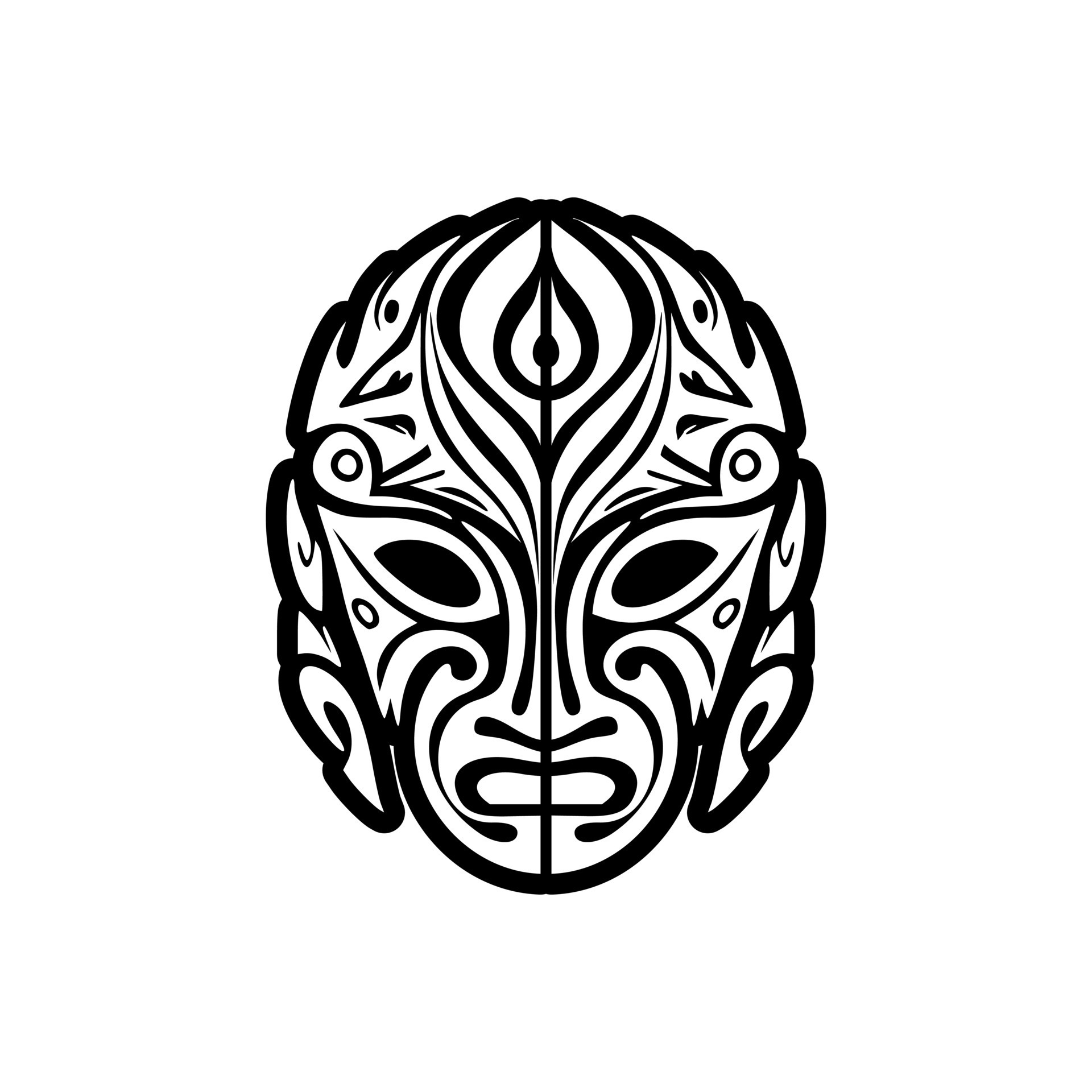 How to sketch a tribal polynesian maori shoulder tattoo - YouTube