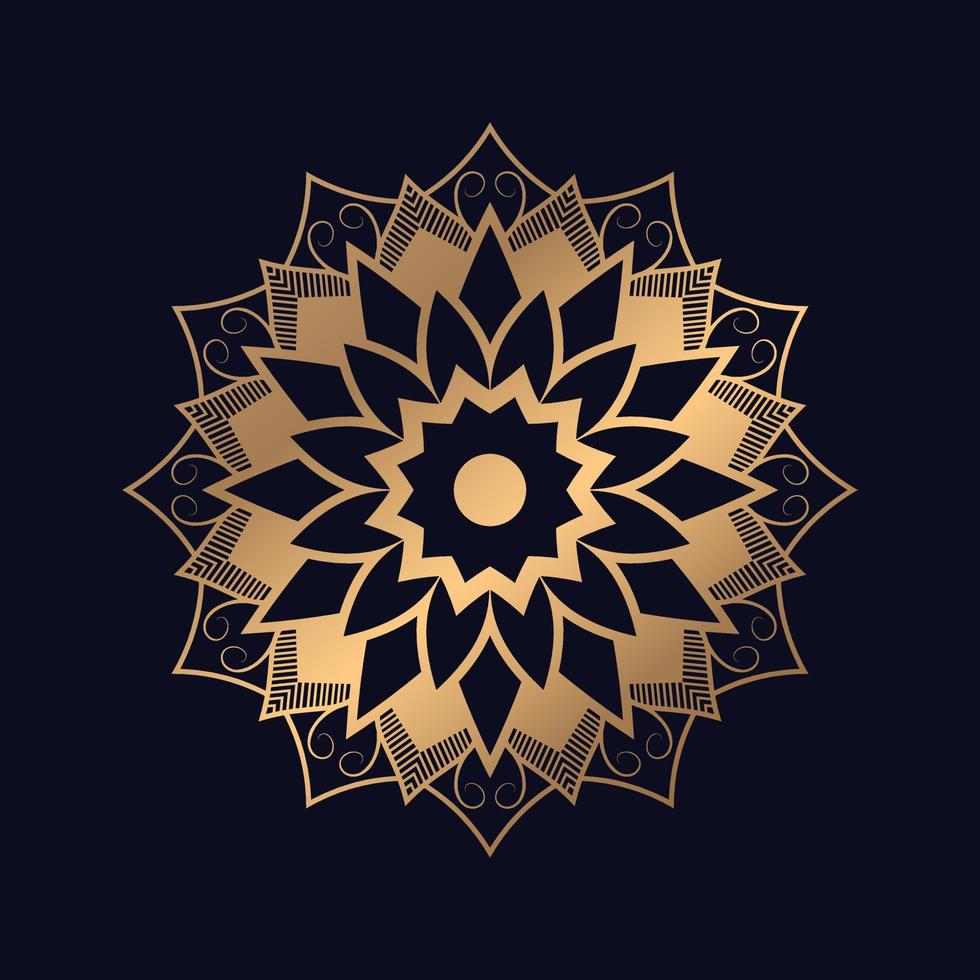 Luxury mandala arabesque pattern arabic islamic design vector