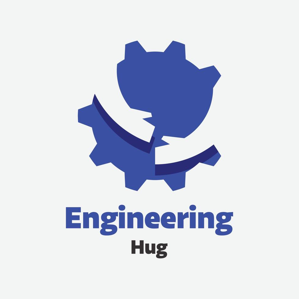 Engineering Hug Logo vector