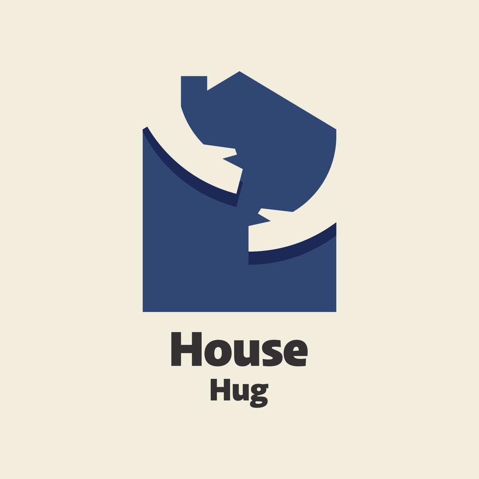 House Hug Logo vector