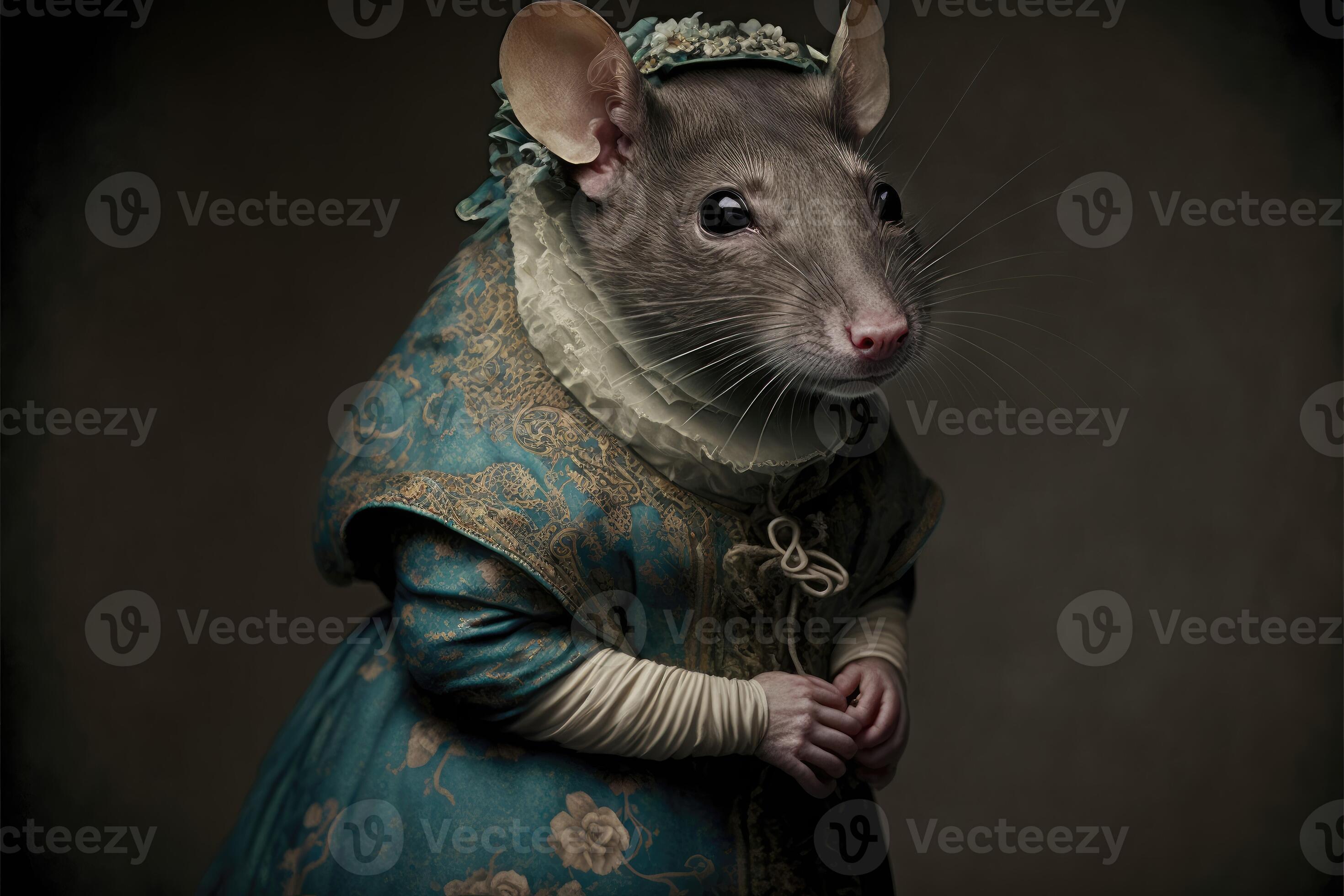 rat in a dress