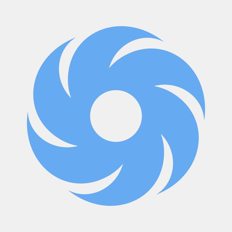 Icon hurricane. Weather elements symbol. Icons in flat style. Good for prints, web, smartphone app, posters, infographics, logo, sign, etc. vector
