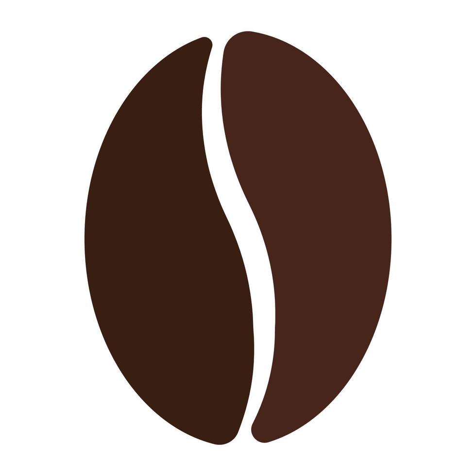 café frijol icono logo vector ilustración
