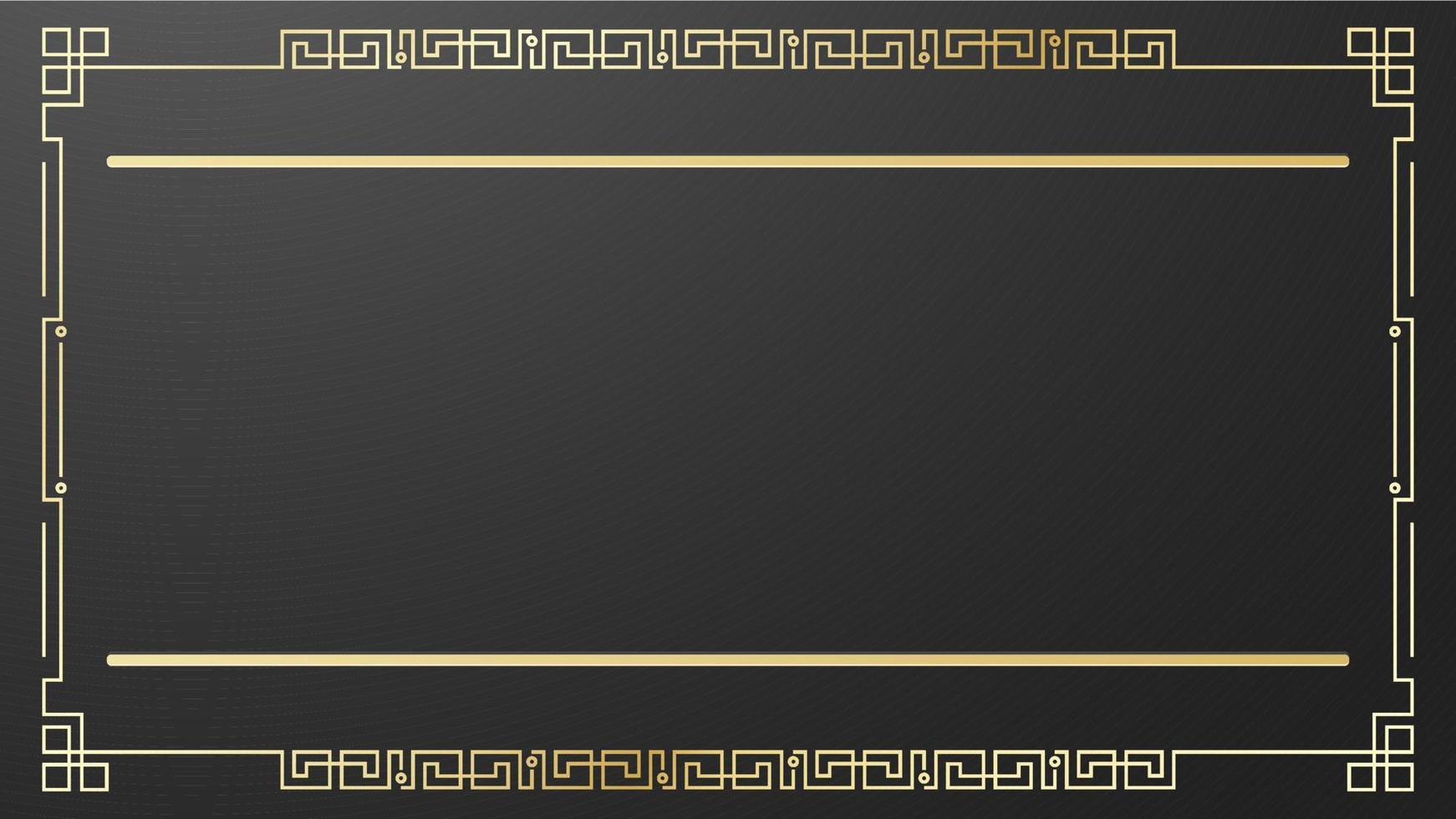 Black luxury background for Chinese new year. Template design for cover book, invitation, poster, flyer and advertisement. vector