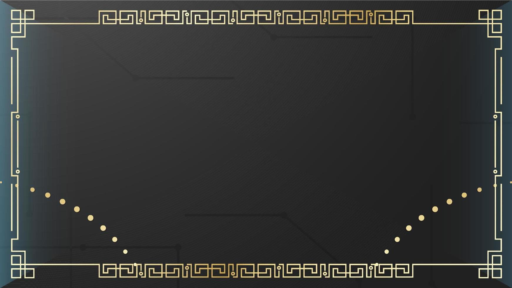 Black luxury background for Chinese new year. Template design for cover book, invitation, poster, flyer and advertisement. vector