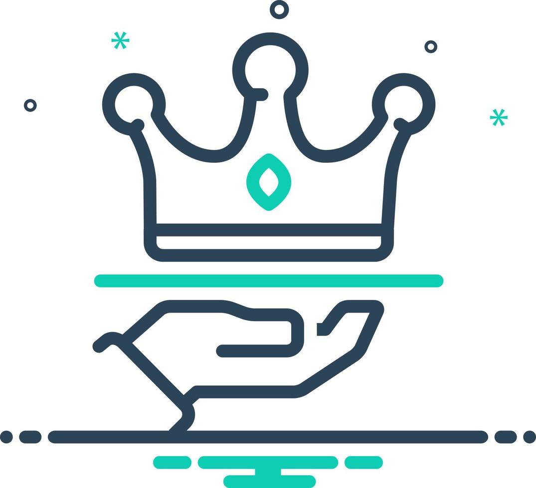mix icon for superior vector