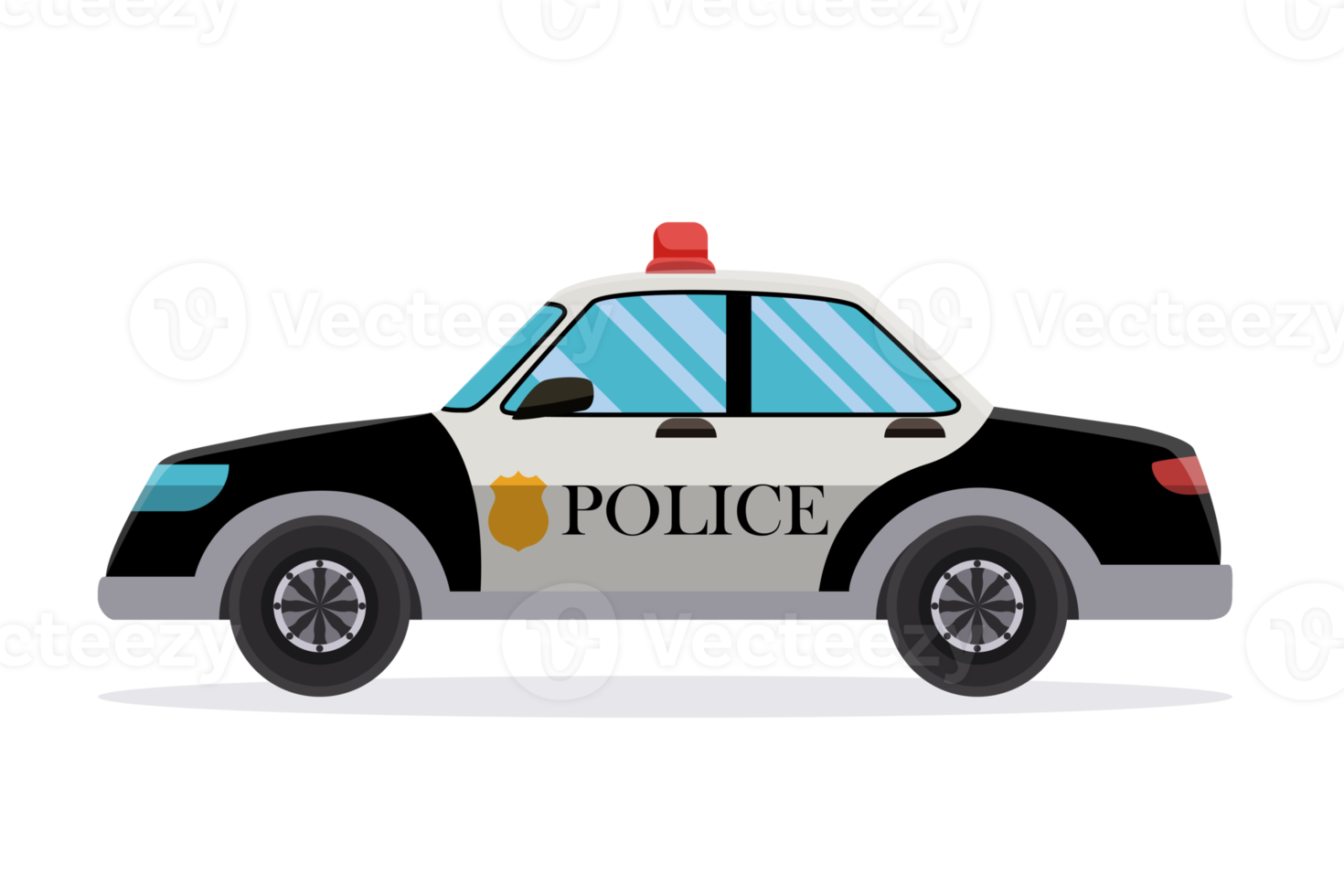 Police patrol car illustration png