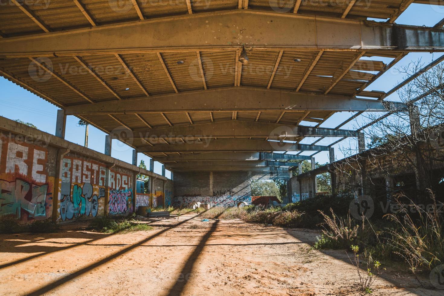 Abandoned ferry boat photo