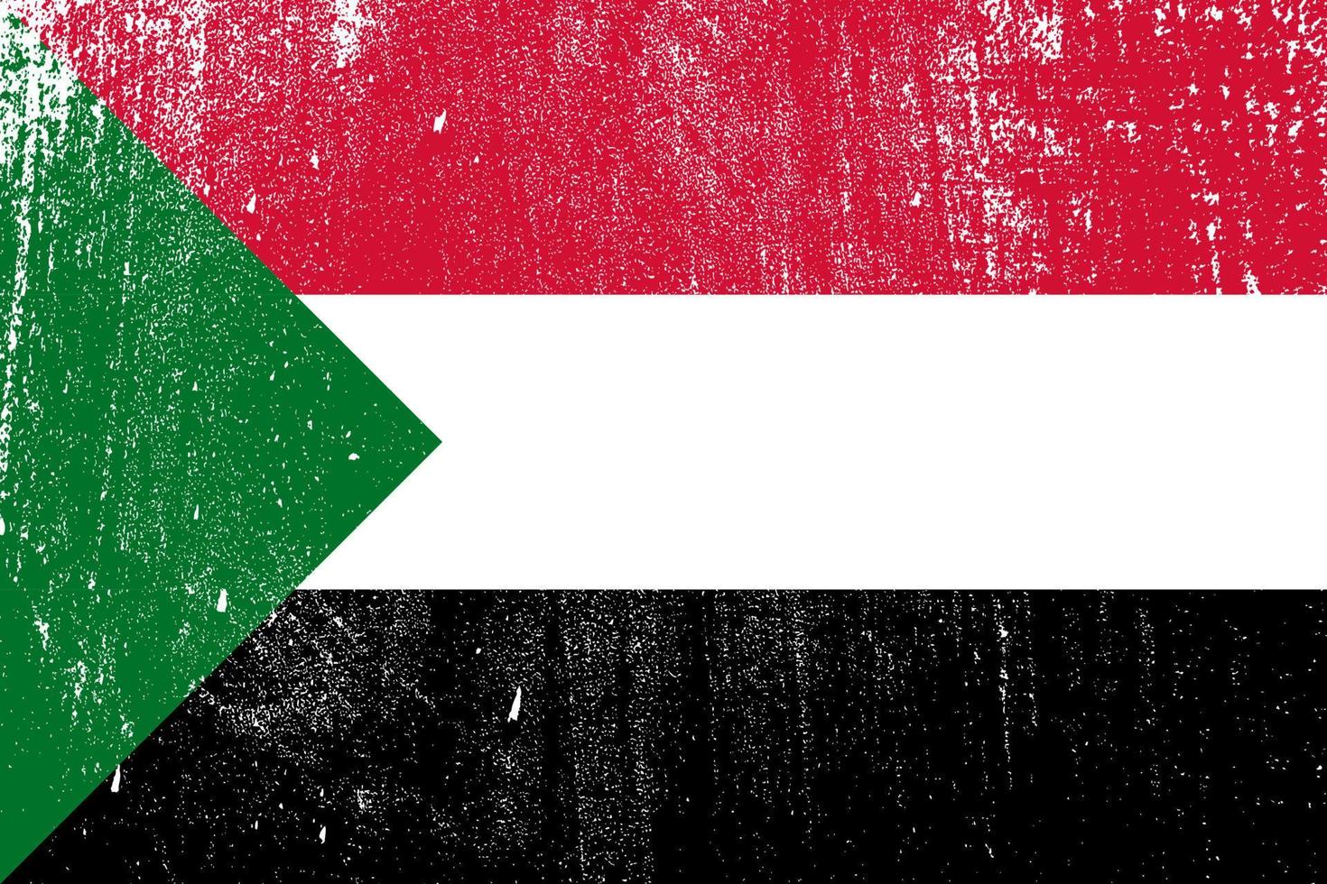 grunge styled flag vector