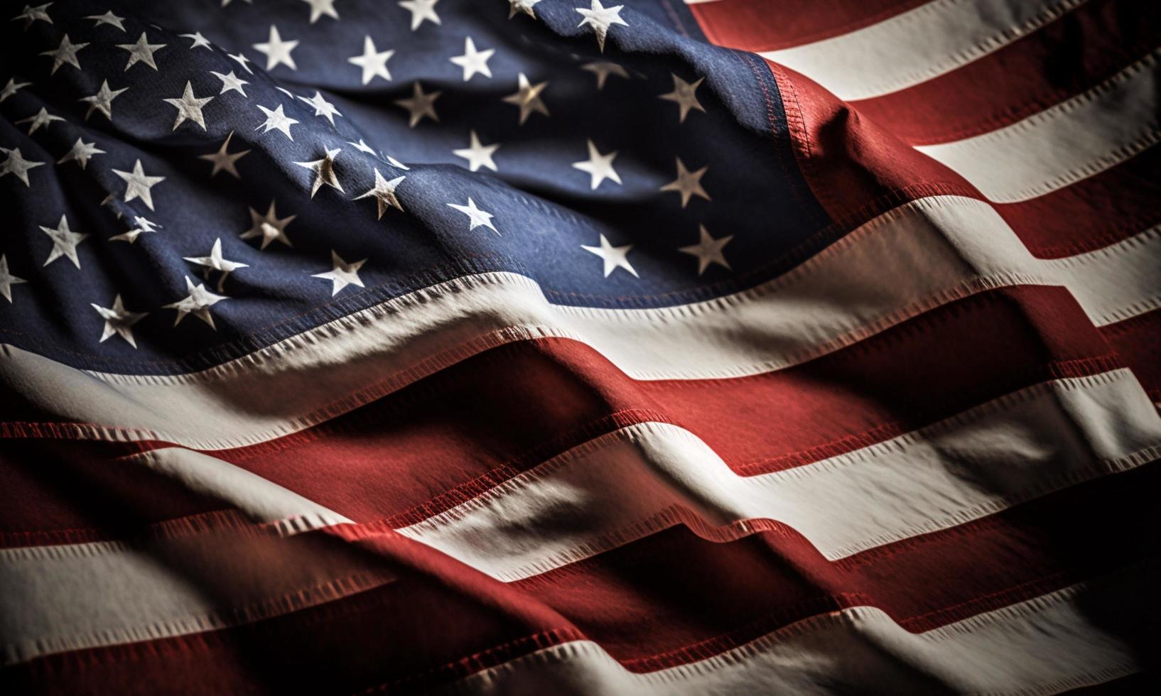 American USA Flag Background photo