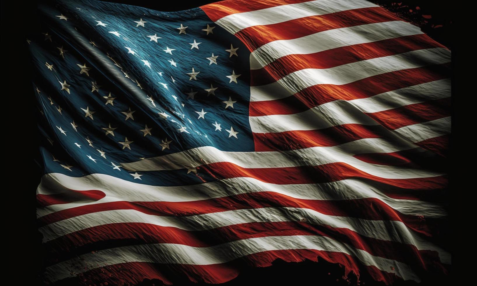 American USA Flag Background photo