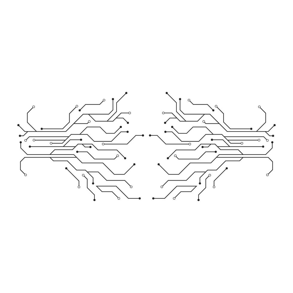 Circuit Logo Template vector