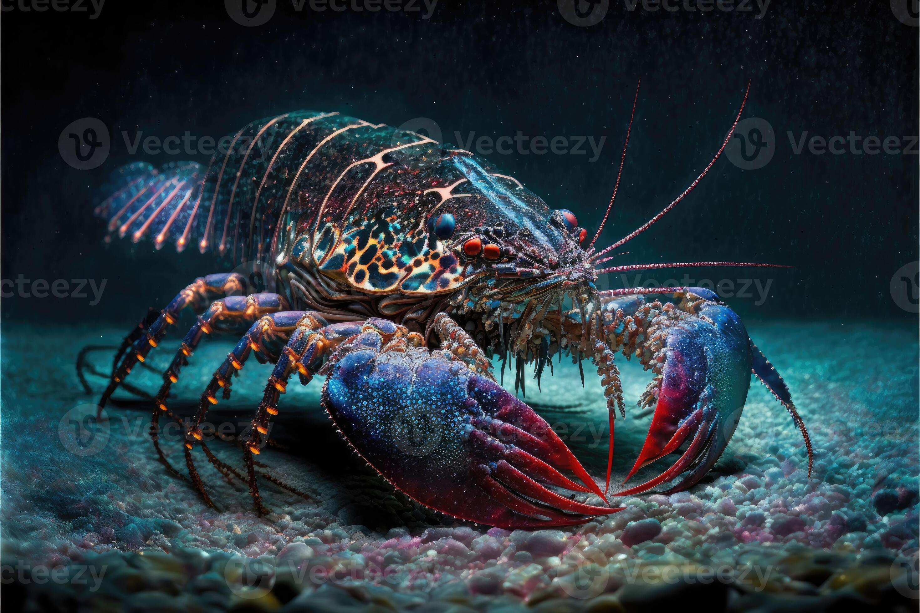 the-fascinating-life-of-lobsters-underwater-21830764-stock-photo-at