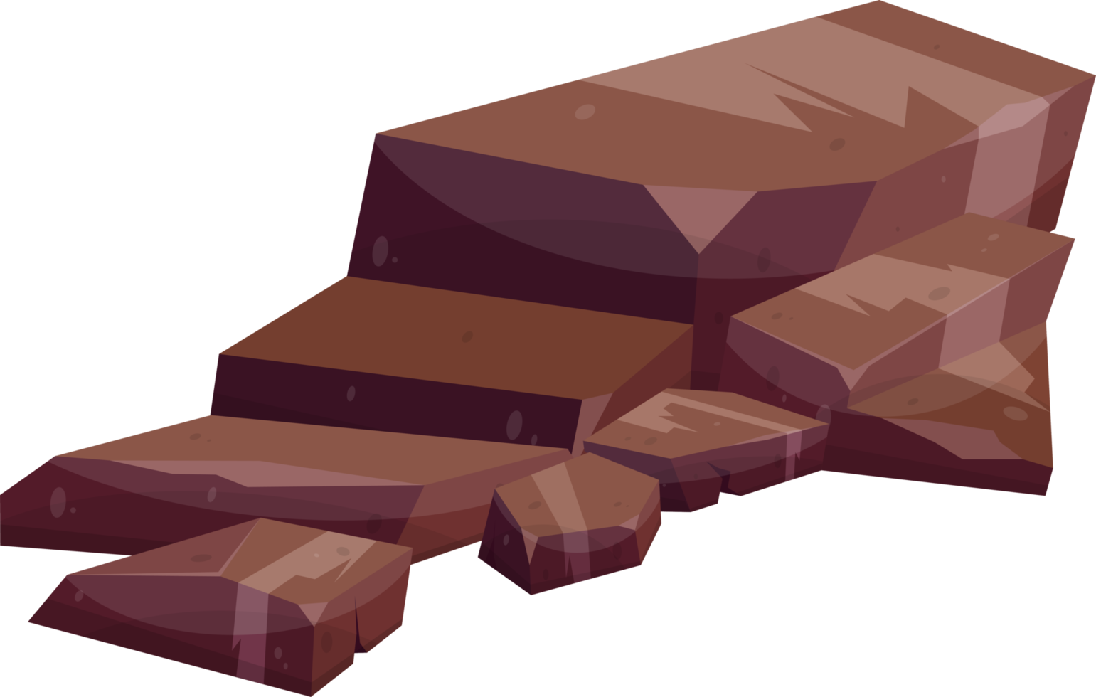 Cartoon mountain rock clip art png