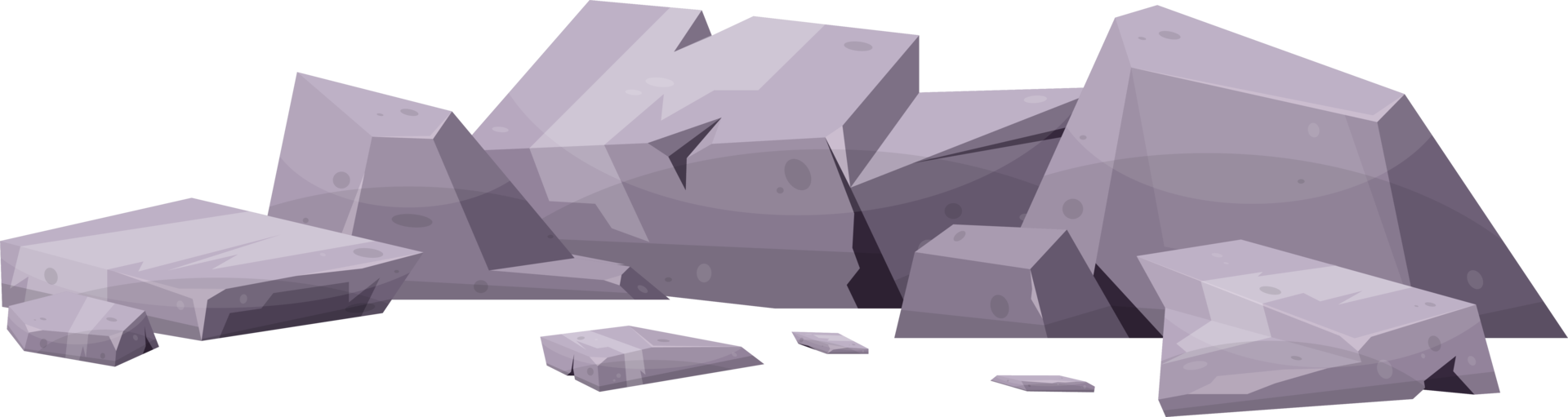 Cartoon mountain rock clip art png