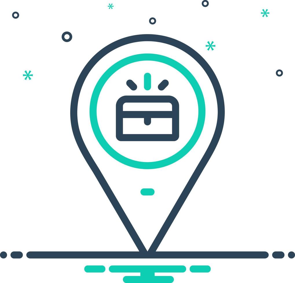 mix icon for quest vector