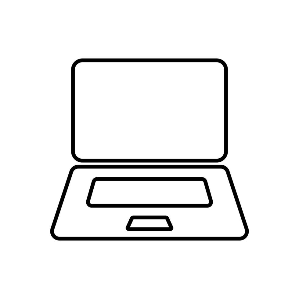 Laptop icon vector design templates