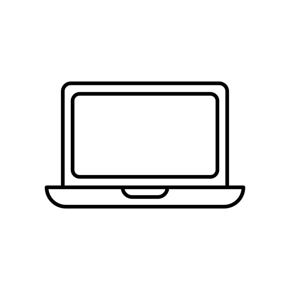 Laptop icon vector design templates