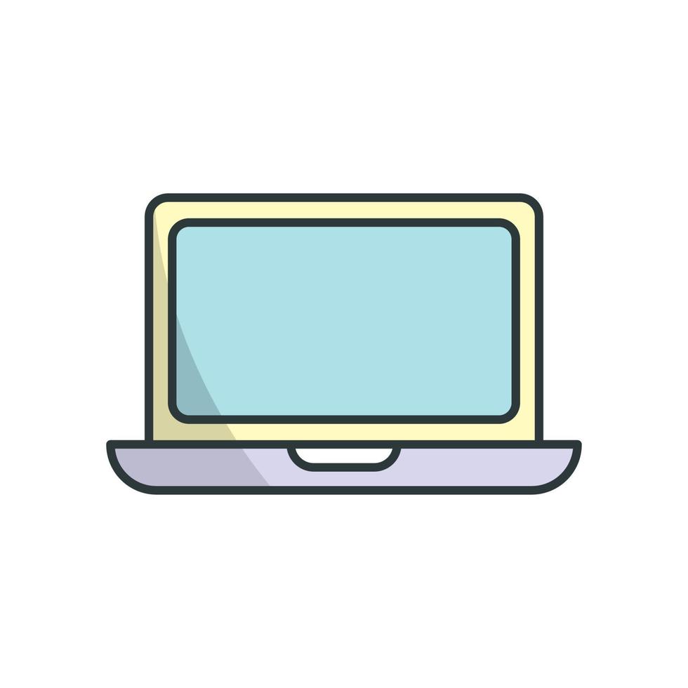 Laptop icon vector design templates