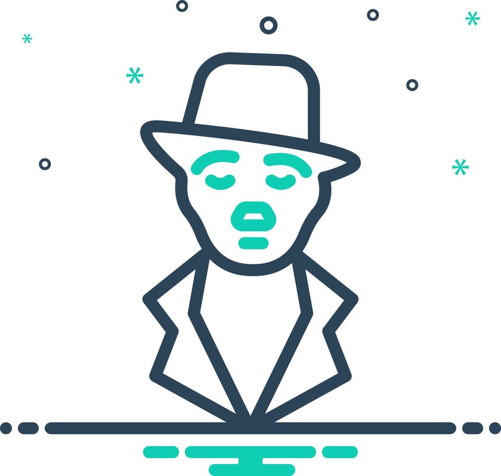 mix icon for charlie vector
