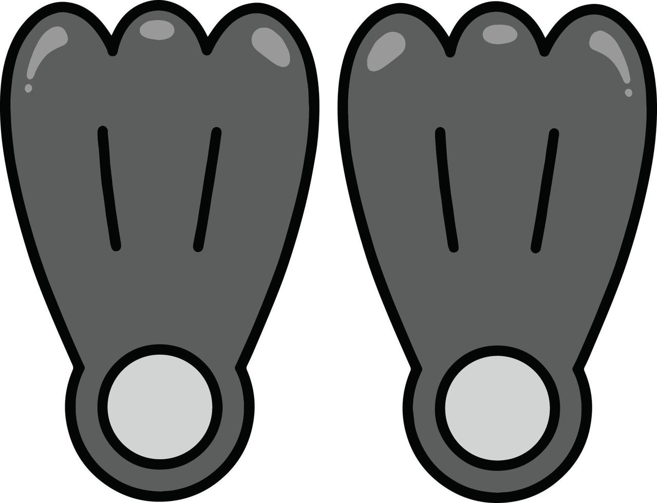 diving equipment good vector