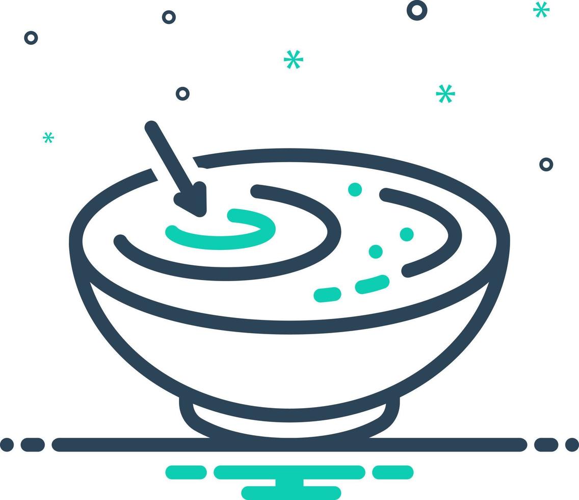 mix icon for substances vector