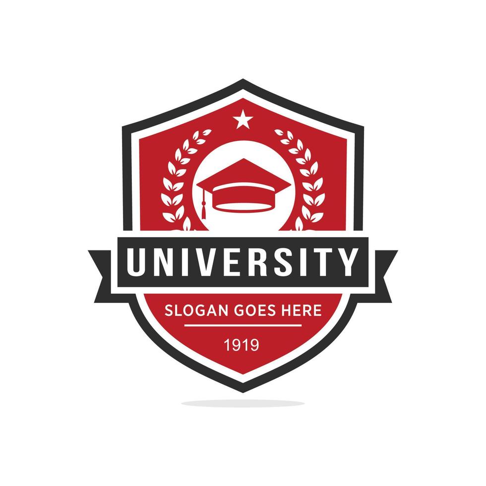 University logo design vector