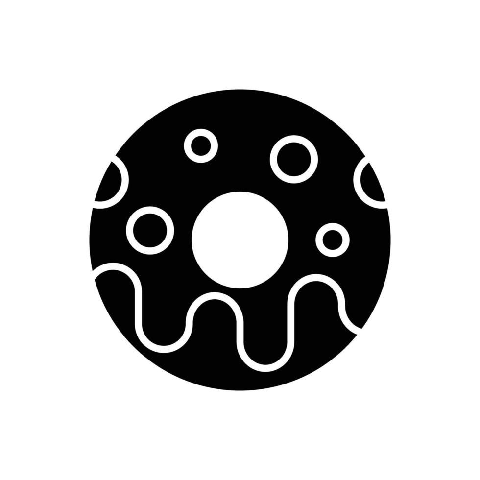 rosquilla icono vector diseño modelo sencillo y moderno