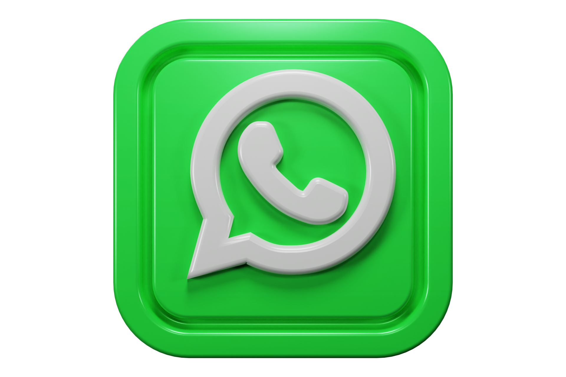 Free Whatsapp Social Medios De Comunicación Icono 3d Prestados 21832595